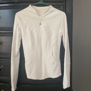 White lululemkn jacket